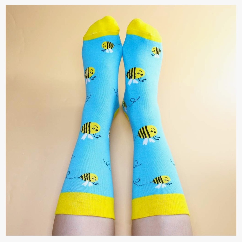 🆕 Women Fun Socks,Colorful Crazy Cool Funny Socks， Funky Novelty Socks Size 9-11 - Picture 6 of 6